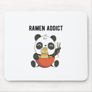 Ramen Addict Panda Bear   japanische Küche Gesche Mousepad