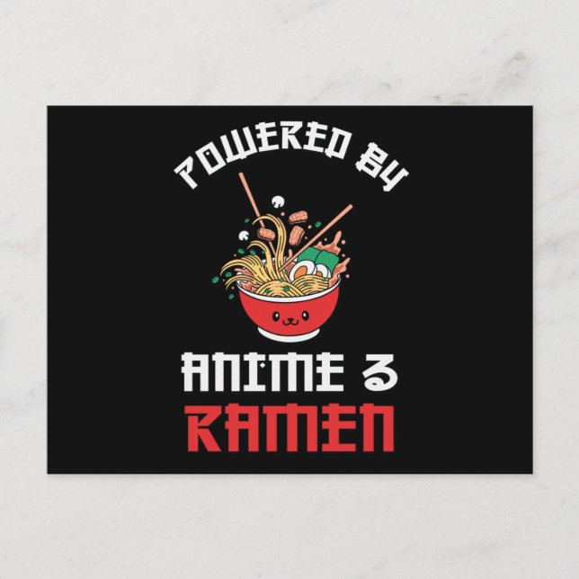 Ramen & Anime Lovers | Perfektes Geschenk Postkarte (Vorderseite)