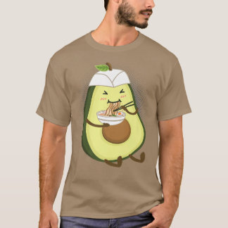 Ramen Avocado Japanischer Anime Kawaii Girls Offiz T-Shirt