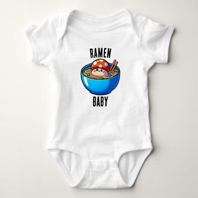 Ramen Baby Jersey Bodysuit Baby Strampler (Vorderseite)