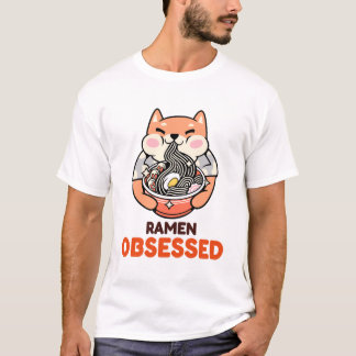 Ramen besessene asiatische Rezepte T-Shirt