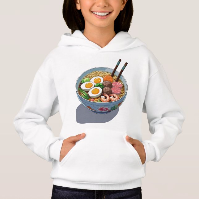 Ramen Bliss - Anime Style Hoodie (Vorderseite)