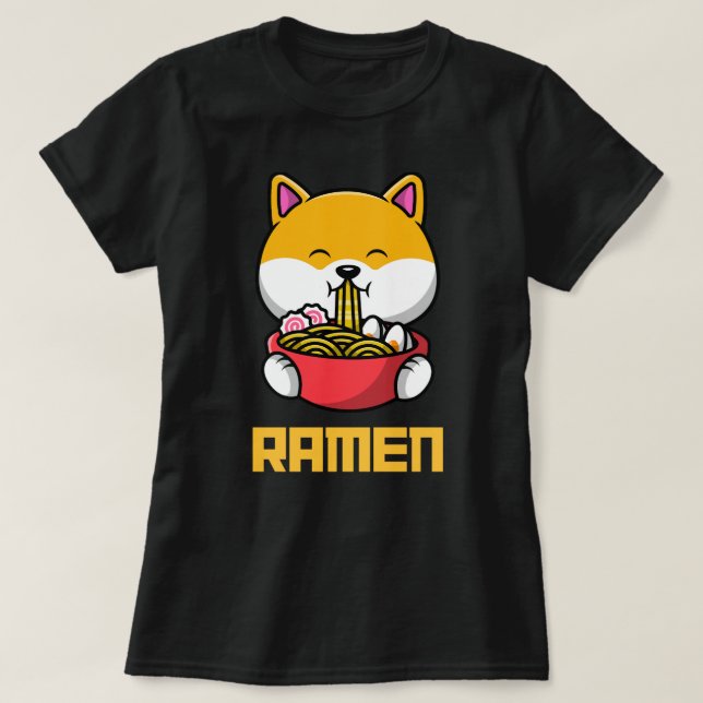 Ramen blk Womens T-Shirt (Design vorne)