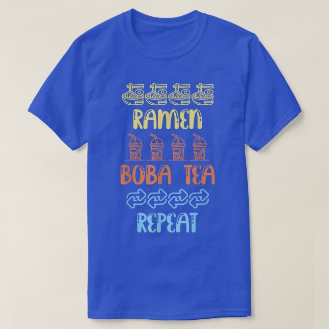 Ramen Boba Tea Repeat Bubble Tee (Design vorne)