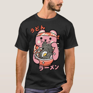 Ramen Bowl Instant Ramen mit Kawaii Charakter 2 T-Shirt