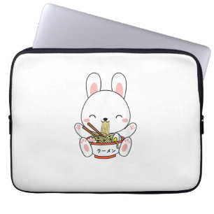 Ramen Bunny Bowl für Kawaii Ramen Noodle Soup Lieb Laptopschutzhülle