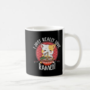 Ramen Cat Anime Kawaii Japanisches Geschenk Girls  Kaffeetasse
