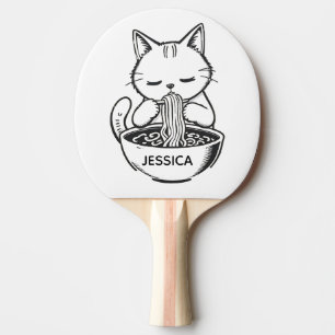 Ramen Cat – Awesome Kawaii Anime Personalisiert Tischtennis Schläger