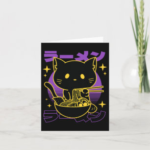 Ramen Cat Japanisch Karte