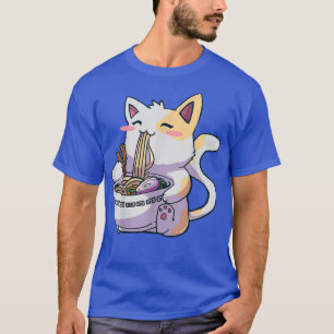 Ramen Cat Japanisches Lebensmittel Kawaii Anime Ge T-Shirt