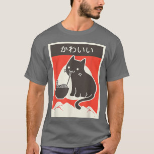 Ramen Cat Kawaii Anime Japanisch T-Shirt