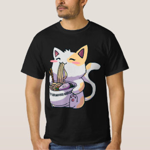 Ramen Cat Kawaii Anime Japanisches Geschenk T-Shirt
