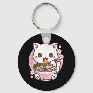 Ramen Cat Kawaii Anime Ramen Cat Cat Lovers Kawaii Schlüsselanhänger