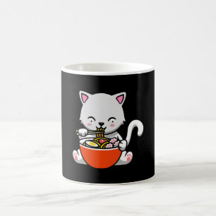 Ramen Cat Kawaii Sushi Anime Japanisches Geschenk Kaffeetasse