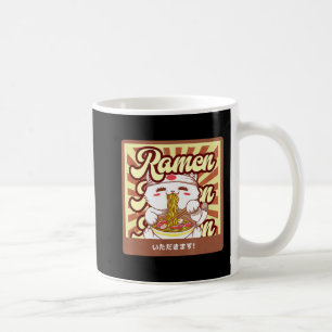 Ramen Cat Neko Anime Kawaii Japanisches Cat Lover  Kaffeetasse