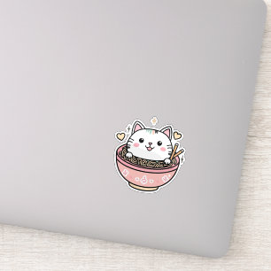 Ramen Cat - Niedlich Kawaii Aufkleber