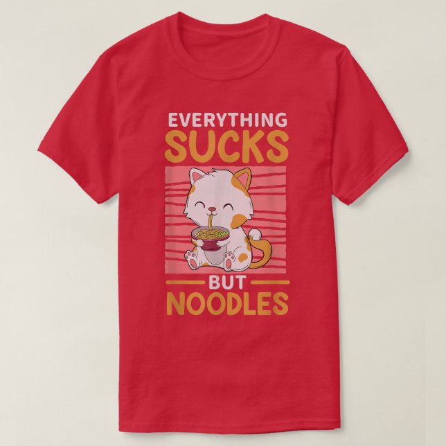 Ramen Cat  T-Shirt (Design vorne)