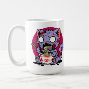 Ramen Cat Zombie Kaffeetasse
