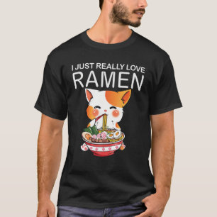 Ramen Cats Kawaii Anime japanische Mädchen T-Shirt