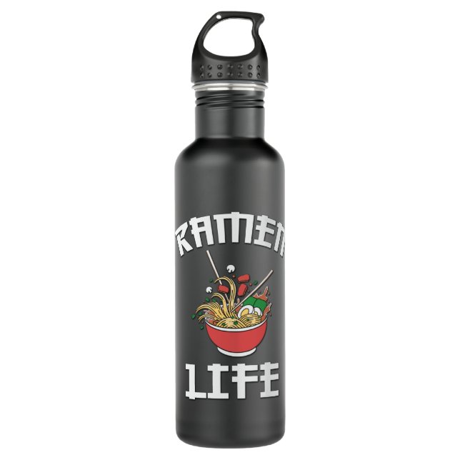 Ramen Club Team | Ramen Life Love Design Edelstahlflasche (Vorderseite)