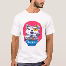 Ramen cute Cat T-Shirt