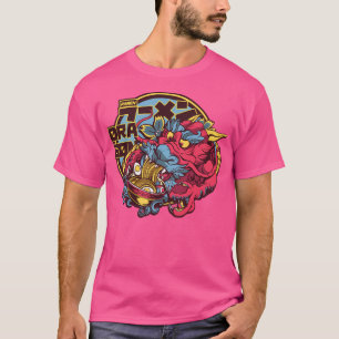Ramen Eating Dragon japanische Kunst T-Shirt