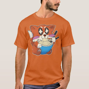 Ramen Fox Anime Manga Graphic Japan Animal Niedlic T-Shirt