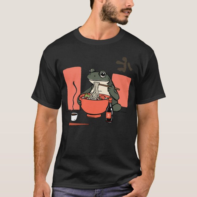Ramen Frog T-Shirt (Vorderseite)