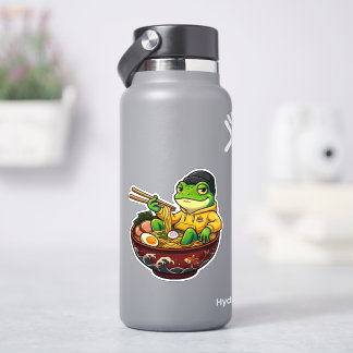 Ramen-Frosch-Aufkleber Aufkleber