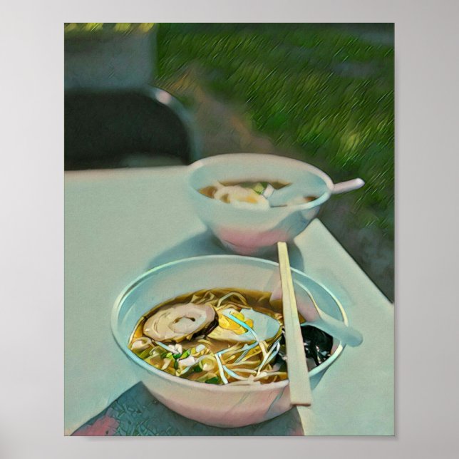 Ramen Geburtstagsgeschenk Poster (Vorne)
