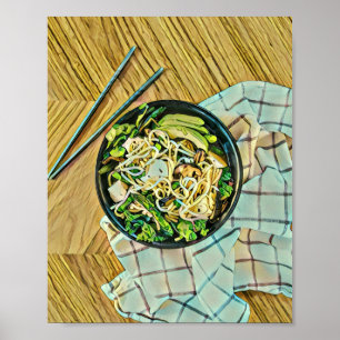 Ramen Geburtstagsgeschenk Poster