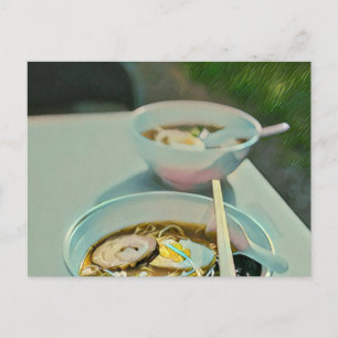 Ramen Geburtstagsgeschenk Postkarte