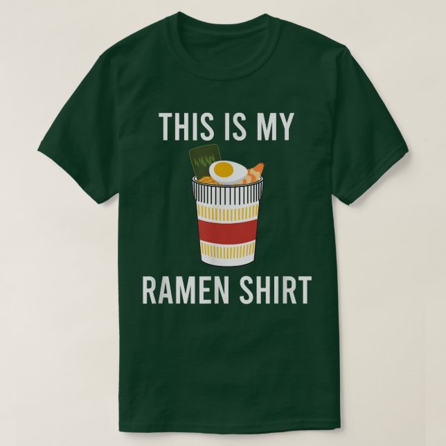Ramen Ironic Sprichwort Japanische Lebensmittelkul T-Shirt (Design vorne)