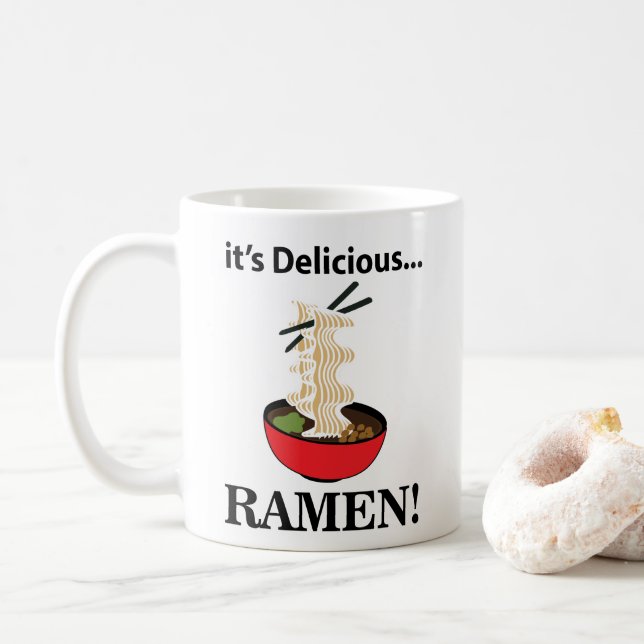 Ramen It's Delicious Ramen Kaffeetasse (Mit Donut)