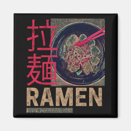 Ramen Japanese Noodle Anime Vintag Magnet