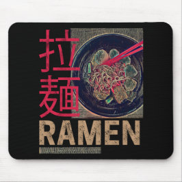 Ramen Japanese Noodle Anime Vintag Mousepad