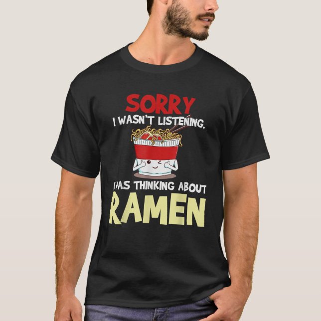 Ramen Japanese Noodles Funny Geschenk Short Sleeve T-Shirt (Vorderseite)