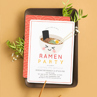 Ramen Japanisch Chinesisch-Asiatisch-Nudelkind's G Einladung