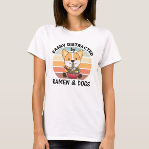 Ramen Japanisch Noodles Sweet Corgi Eats Ramen T-Shirt