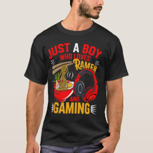 Ramen Japanische Nudeln Ramen- und Gaming-Fans Jun T-Shirt