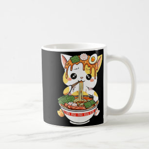 Ramen-Katze Design Kawaii Stil Lustige Japanische Kaffeetasse