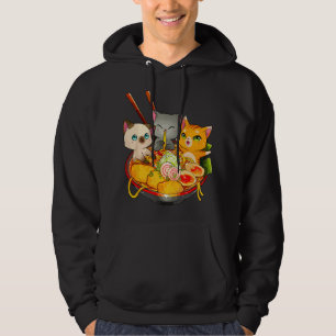 Ramen Katze Kawaii Neko Anime Otaku Katzen Japanis Hoodie
