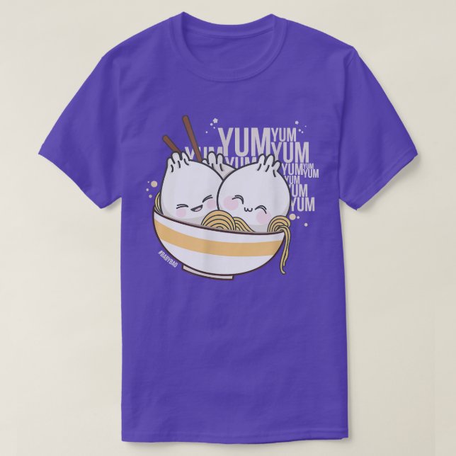 Ramen Kawaii Bao Dim Sum Yum Yum Anime Lovers  T-Shirt (Design vorne)