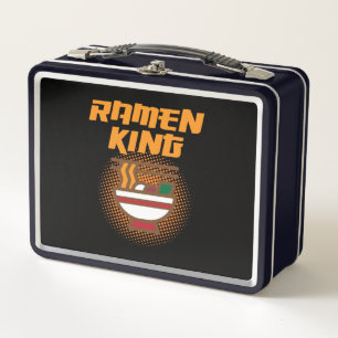 Ramen King Anime Kawaii Ramen Noodles Lover Graphi Metall Brotdose