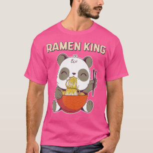 Ramen King Anime Noodles Kawaii Japanisch Panda Sk T-Shirt