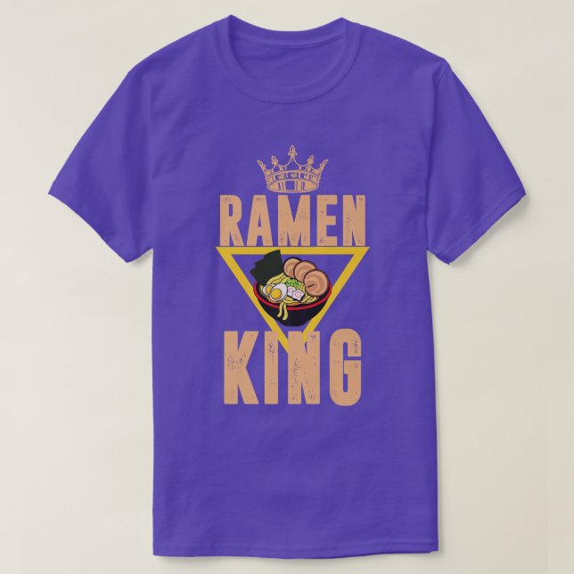 Ramen King, Niedliches japanisches Anime für Männe T-Shirt (Design vorne)