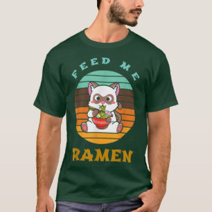 Ramen Kitty Kawaii Anime 1386 T-Shirt