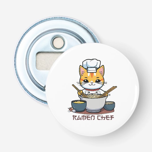 Ramen Koch Flaschenöffner (Vorderseite)
