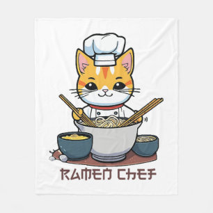 Ramen-Koch Fleecedecke