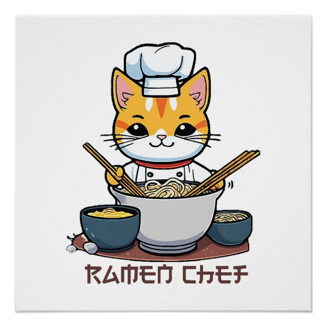 Ramen Koch Poster (Vorderseite)